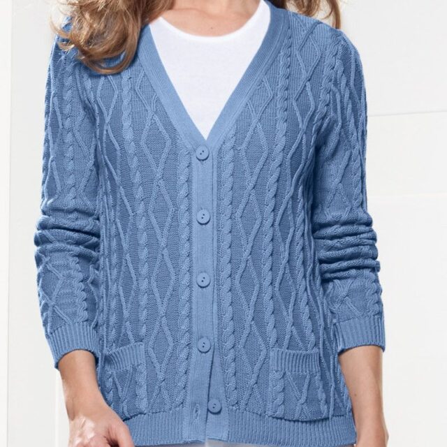 Maison Solfin - Gilet torsadé en coton Made in France| B.Solfin