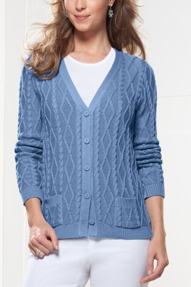 Maison Solfin - Gilet torsadé en coton Made in France| B.Solfin