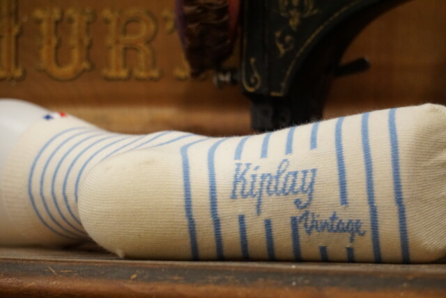 Kiplay Vintage - Chaussettes Rayée Femme