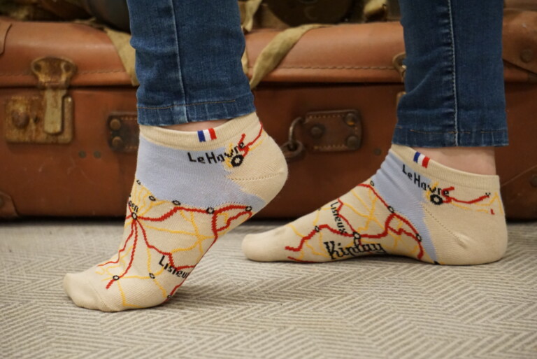 Kiplay Vintage - Socquettes Carte Femme