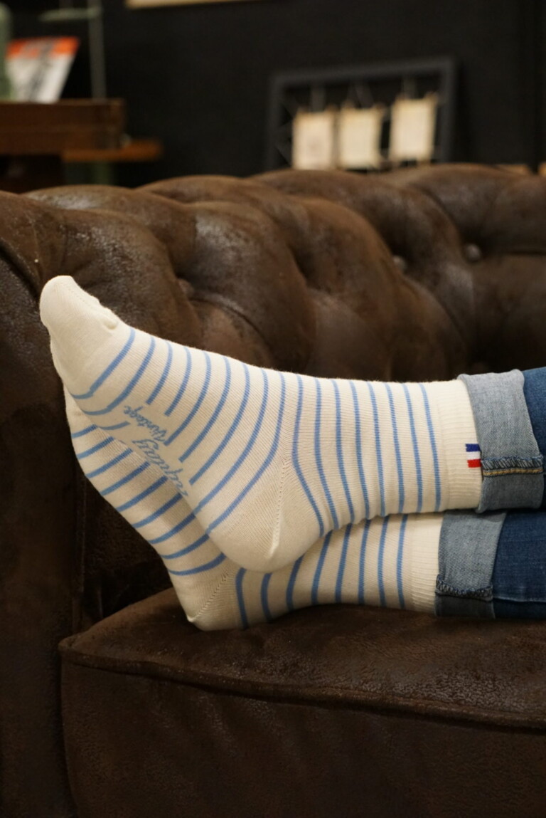 Kiplay Vintage - Chaussettes Rayée Femme