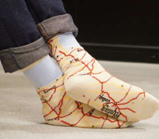 Kiplay Vintage - Chaussettes Carte Homme