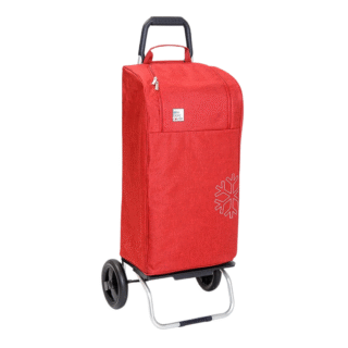 Chariot de courses pliable Carlux – Sac 47L isotherme – Bordeaux par la marque Mon Chariot de Courses Mon Chariot de Courses - Chariot de courses pliable Carlux – Sac 47L isotherme – Bordeaux