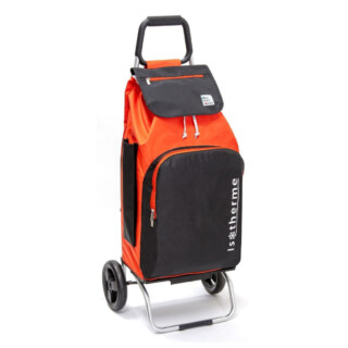 Chariot de courses pliable Buggy – Sac 65L isotherme – Rouge Noir par la marque Mon Chariot de Courses Mon Chariot de Courses - Chariot de courses pliable Buggy – Sac 65L isotherme – Rouge Noir