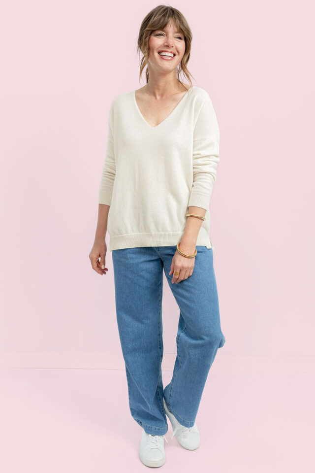 Maison Solfin - Jean large en coton Made in France| B.Solfin