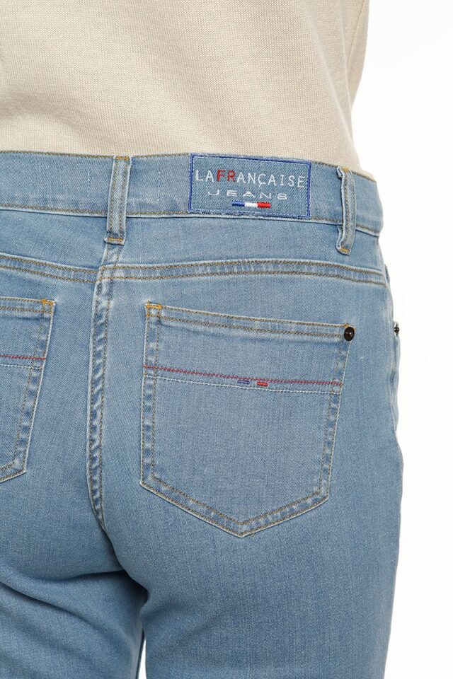 Maison Solfin - Jean femme en coton coupe droite Made in France| B.Solfin