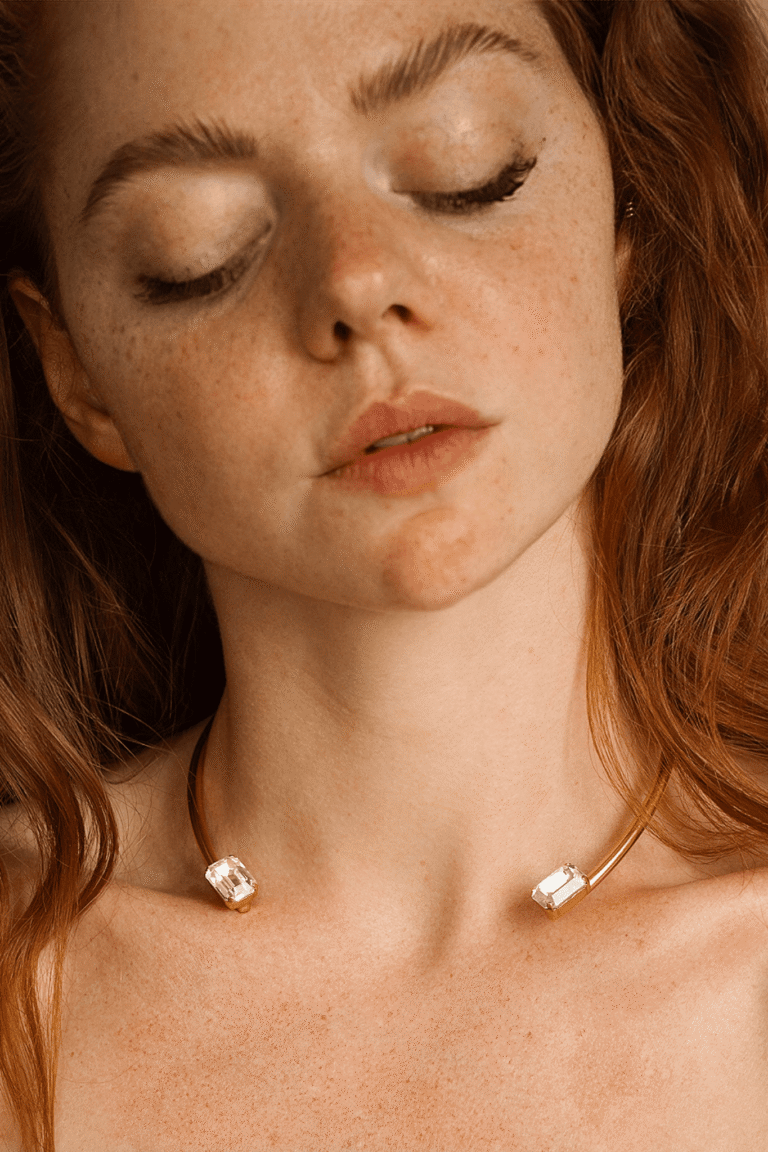 NEIJE - Collier Jonc Invisible Swarovski