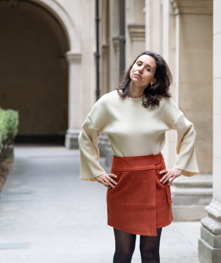 Ardelaine - Jupe courte en laine - Dol