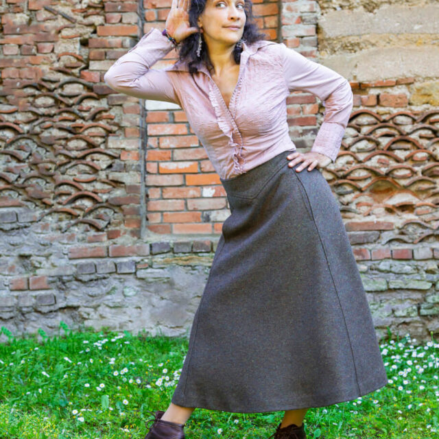 Ardelaine - Jupe longue en laine - Orfeuille