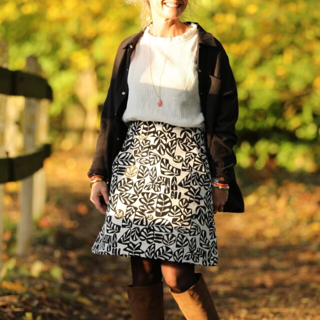 Quintessence - Jupe Maya - Jacquard Estampes