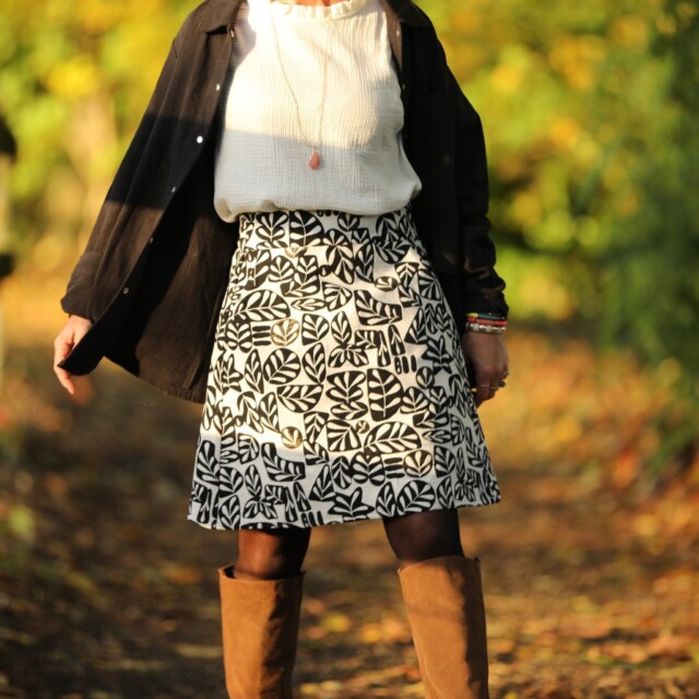 Quintessence - Jupe Maya - Jacquard Estampes