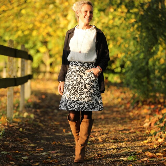 Quintessence - Jupe Maya - Jacquard Estampes