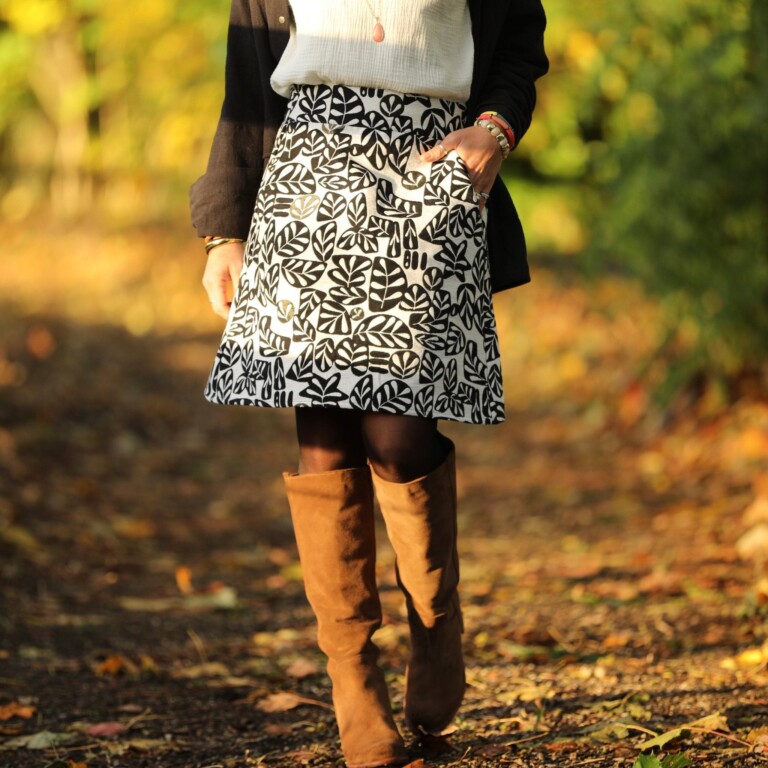 Quintessence - Jupe Maya - Jacquard Estampes