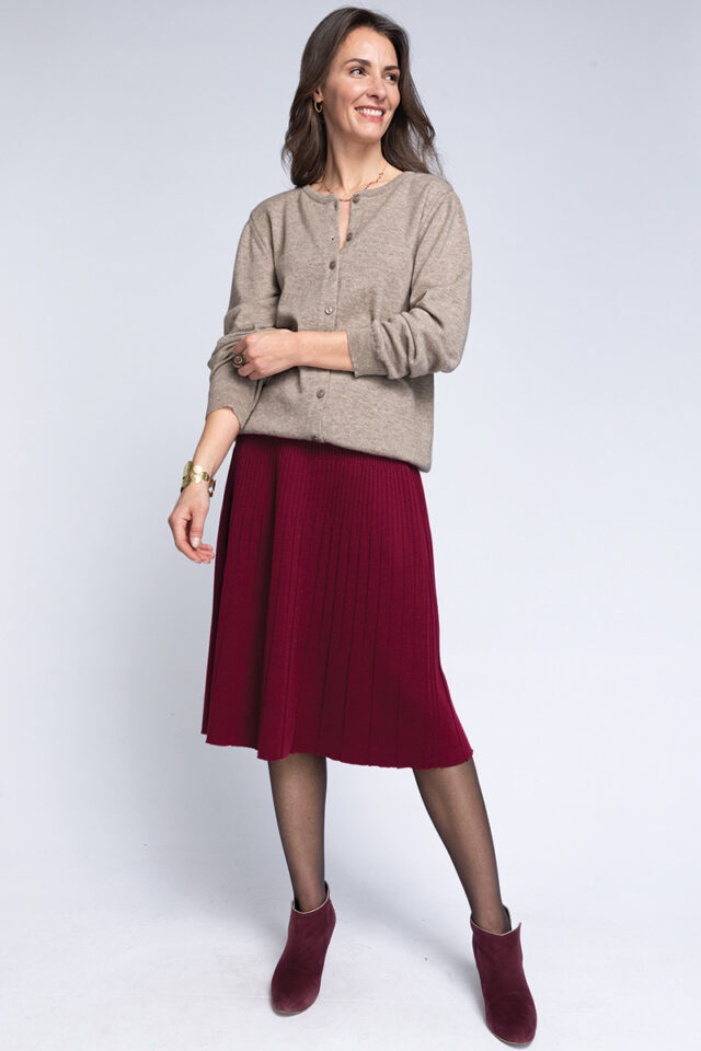 Maison Solfin - Jupe plissée Made in France| B.Solfin