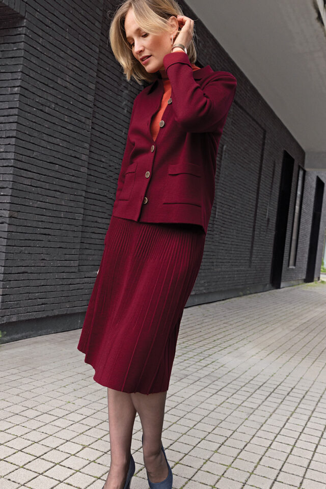 Maison Solfin - Jupe plissée Made in France| B.Solfin