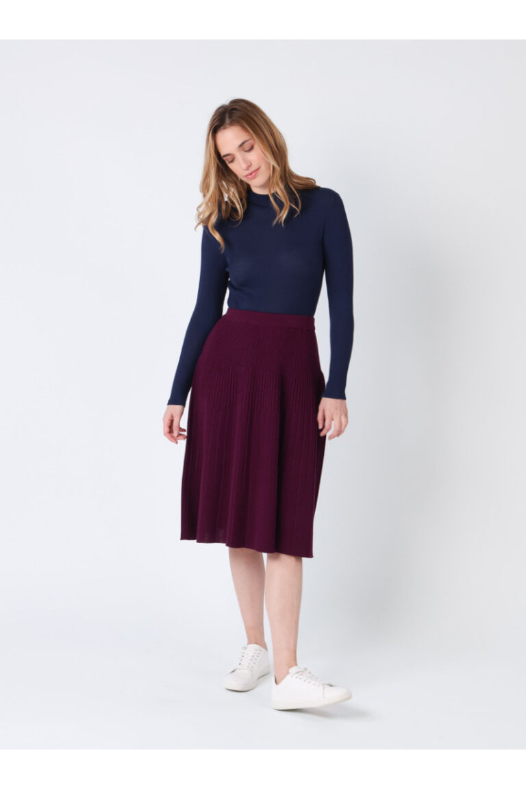 Maison Solfin - Jupe plissée Made in France| B.Solfin