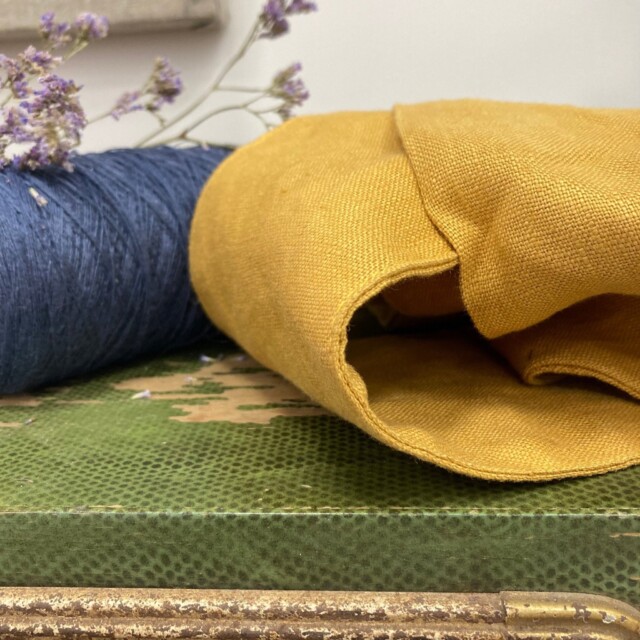 Quintessence - Jupe Sarah - lin ocre