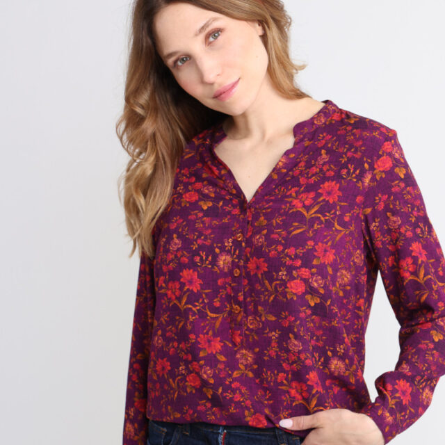 Maison Solfin - Blouse en viscose chaude Made in France| B.Solfin