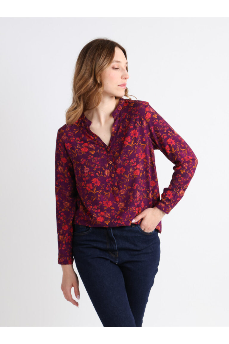 Maison Solfin - Blouse en viscose chaude Made in France| B.Solfin