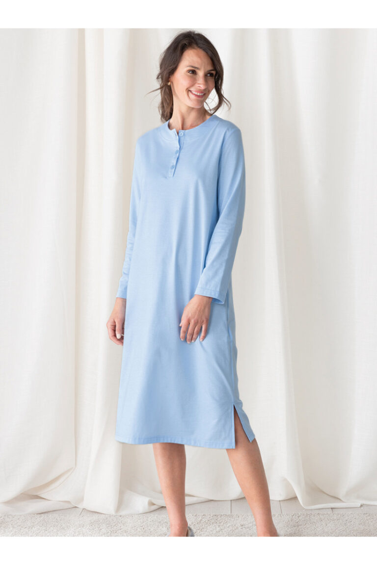 Maison Solfin - Chemise de nuit unie Made in France| B.Solfin