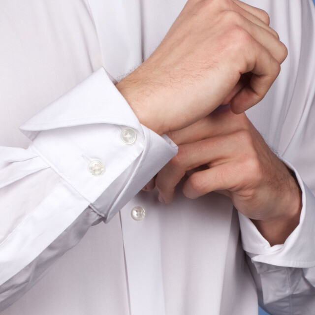 - Chemise Virtuose Blanche - Col Français & Poignets Napolitains