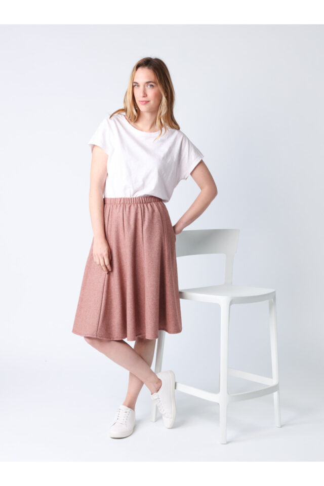 Maison Solfin - Jupe chevrons Made in France| B.Solfin