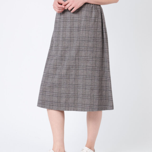 Maison Solfin - Jupe à carreaux Made in France| B.Solfin