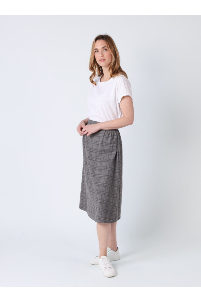 Maison Solfin - Jupe à carreaux Made in France| B.Solfin