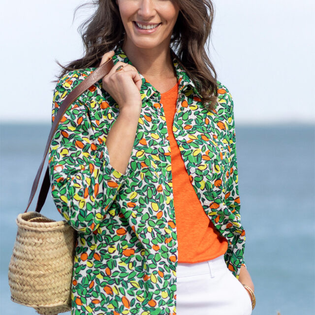 Maison Solfin - Surchemise en gaz de coton Made in France| B.Solfin