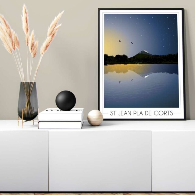 Foliove - Affiche Lac Saint-Jean Pla de Corts