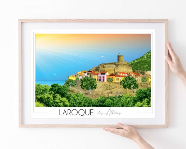 Foliove - Affiche Laroque des Albères