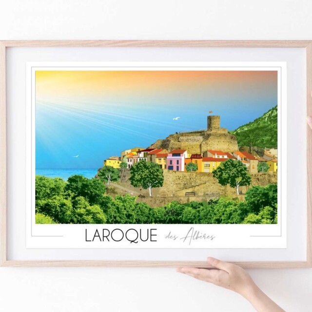 Foliove - Affiche Laroque des Albères