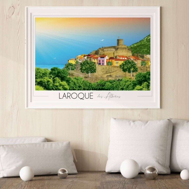 Foliove - Affiche Laroque des Albères