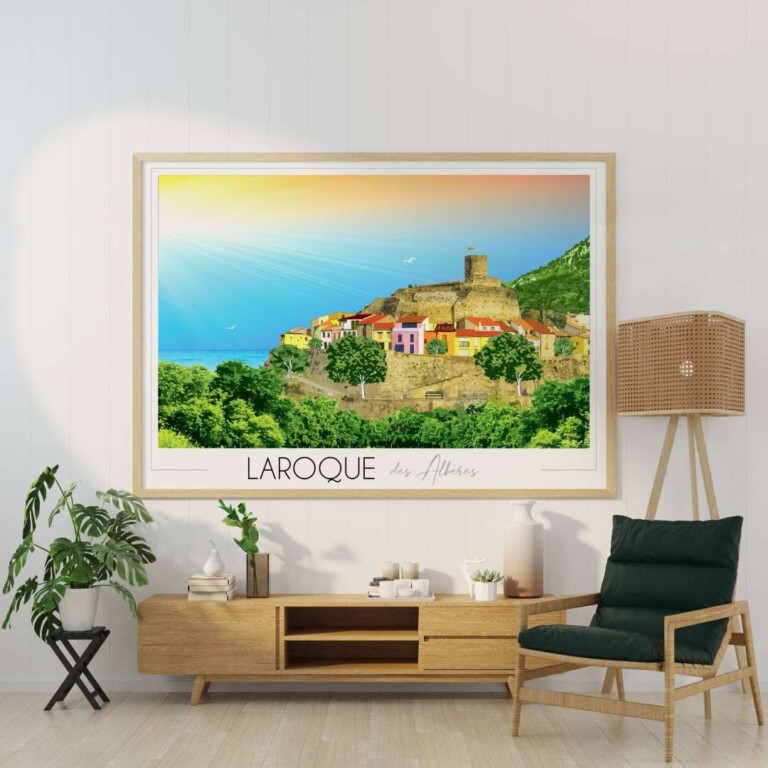 Foliove - Affiche Laroque des Albères