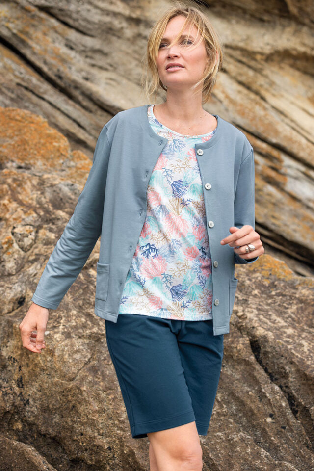 Maison Solfin - Bermuda en coton made in France Made in France| B.Solfin