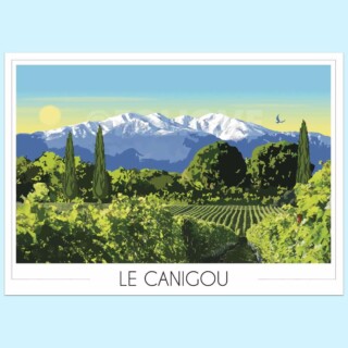 Foliove - Affiche Canigou enneigé
