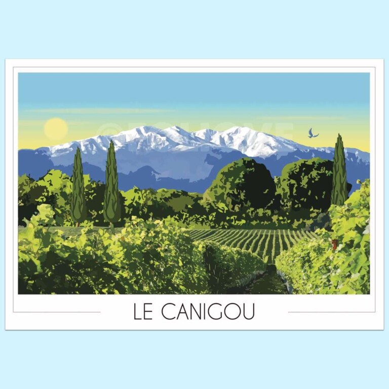 Foliove - Affiche Canigou enneigé