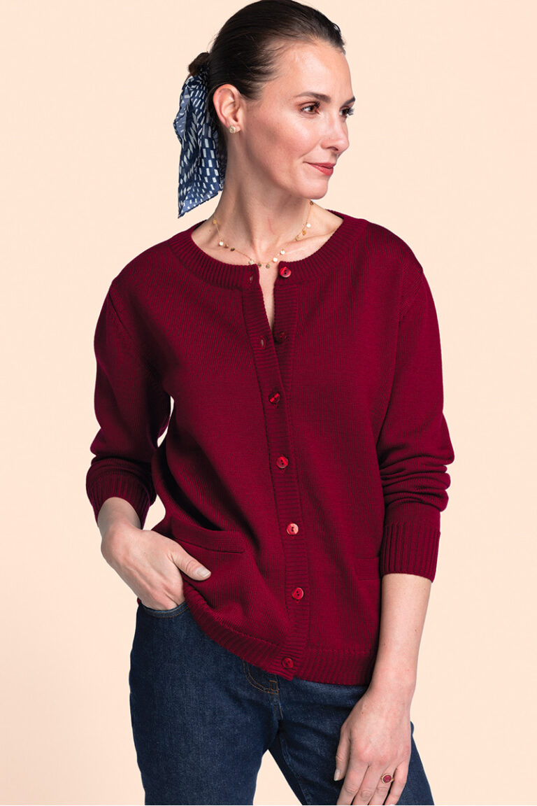 Maison Solfin - Le cardigan en laine Made in France| B.Solfin