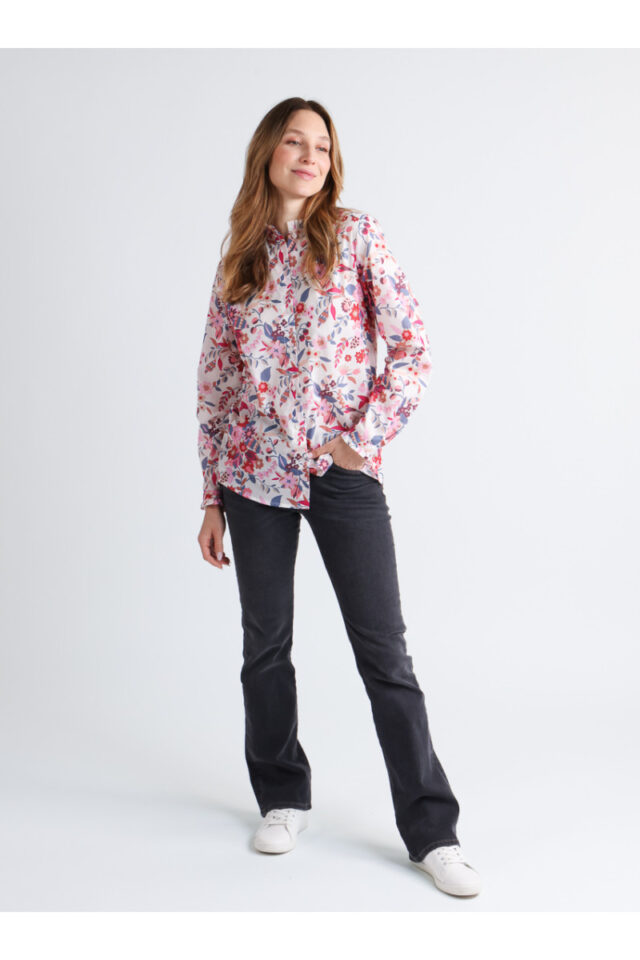 Maison Solfin - Chemisier fleuri Made in France| B.Solfin