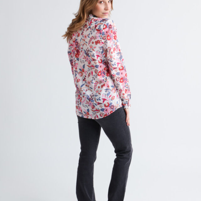 Maison Solfin - Chemisier fleuri Made in France| B.Solfin