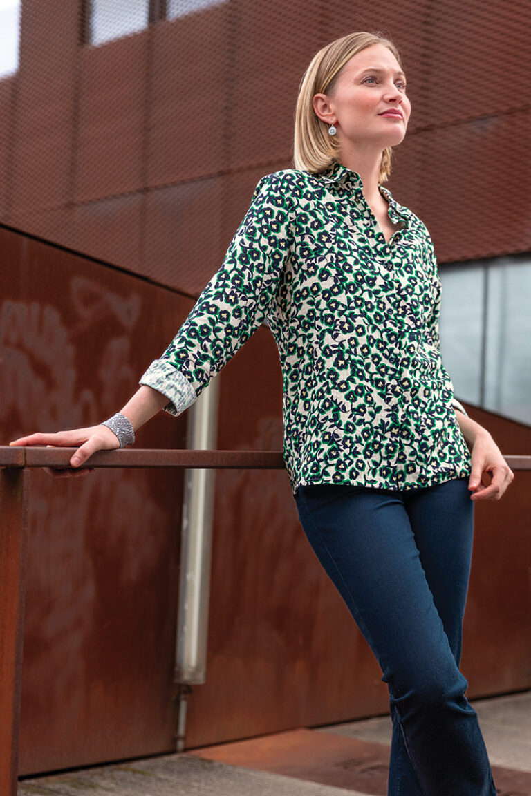 Maison Solfin - Chemisier manches longues Made in France| B.Solfin