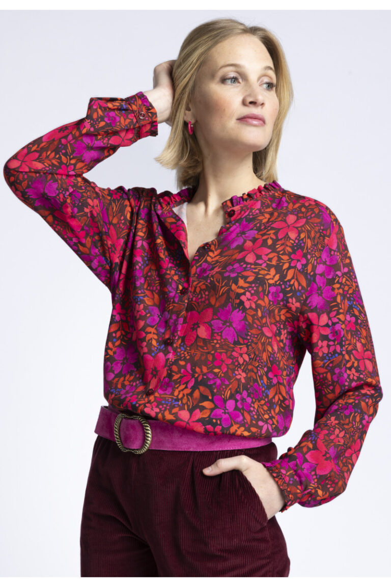 Maison Solfin - Chemisier en viscose chaud Made in France| B.Solfin