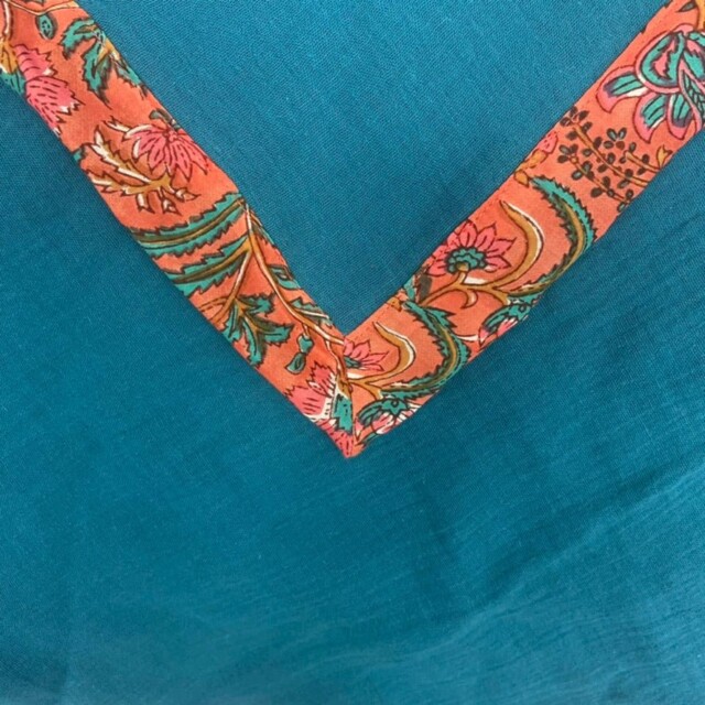 Quintessence - Le foulard Calista turquoise/Rani