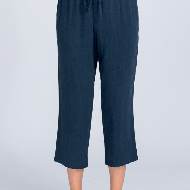 Maison Solfin - Pantacourt fluide en lin Made in France| B.Solfin