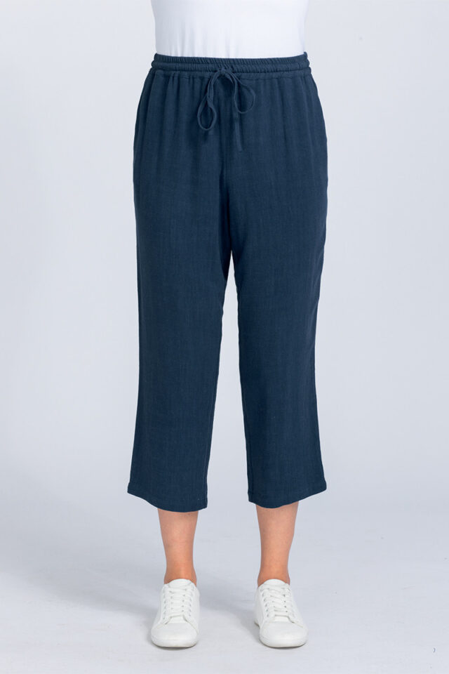 Maison Solfin - Pantacourt fluide en lin Made in France| B.Solfin