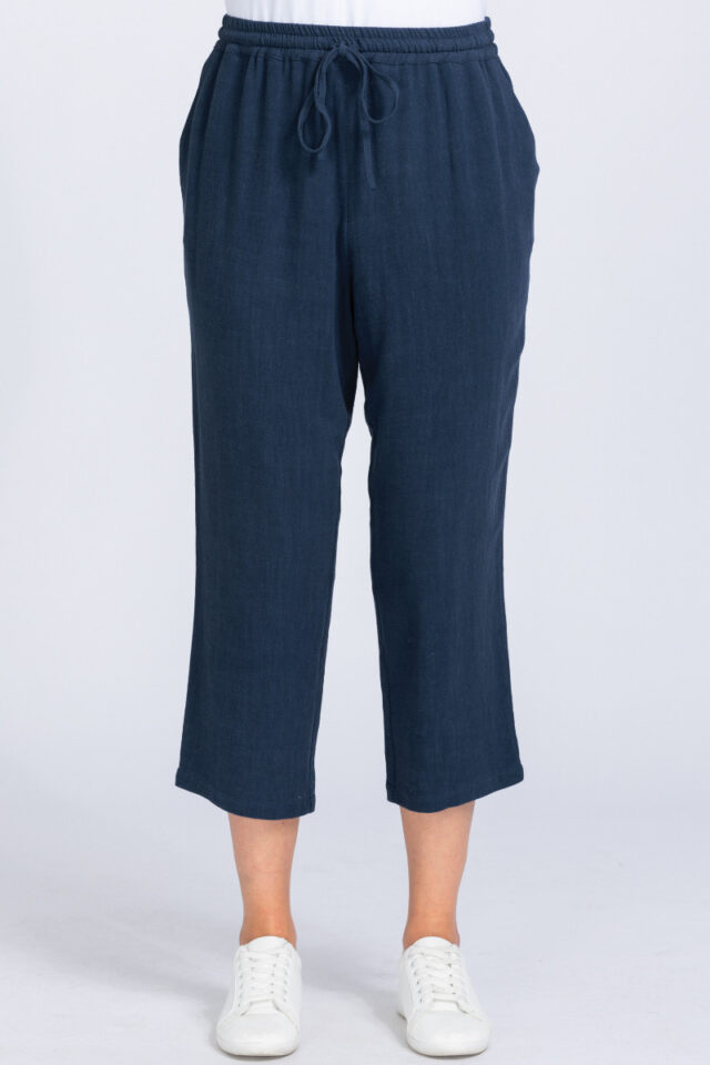 Maison Solfin - Pantacourt fluide en lin Made in France| B.Solfin