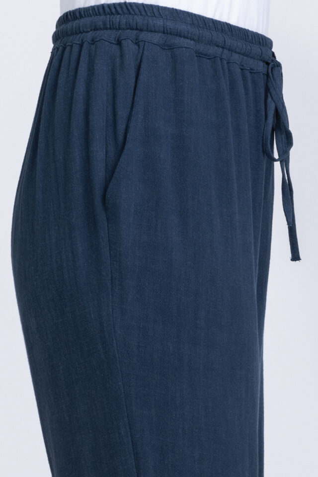 Maison Solfin - Pantacourt fluide en lin Made in France| B.Solfin