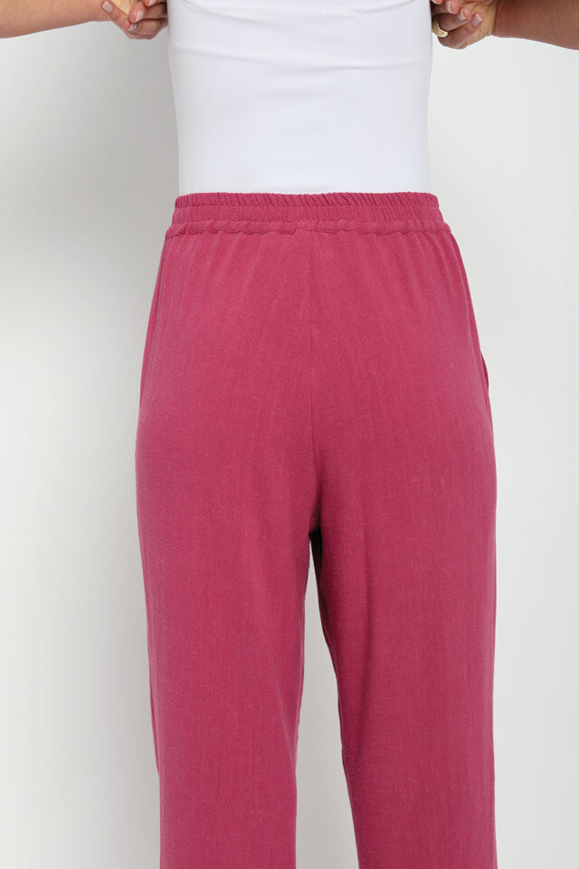 Maison Solfin - Pantacourt fluide en lin Made in France| B.Solfin