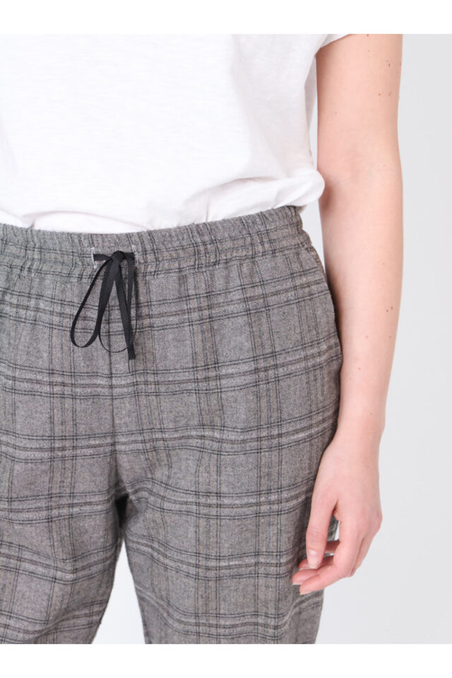 Maison Solfin - Pantalon femme à carreaux Made in France| B.Solfin