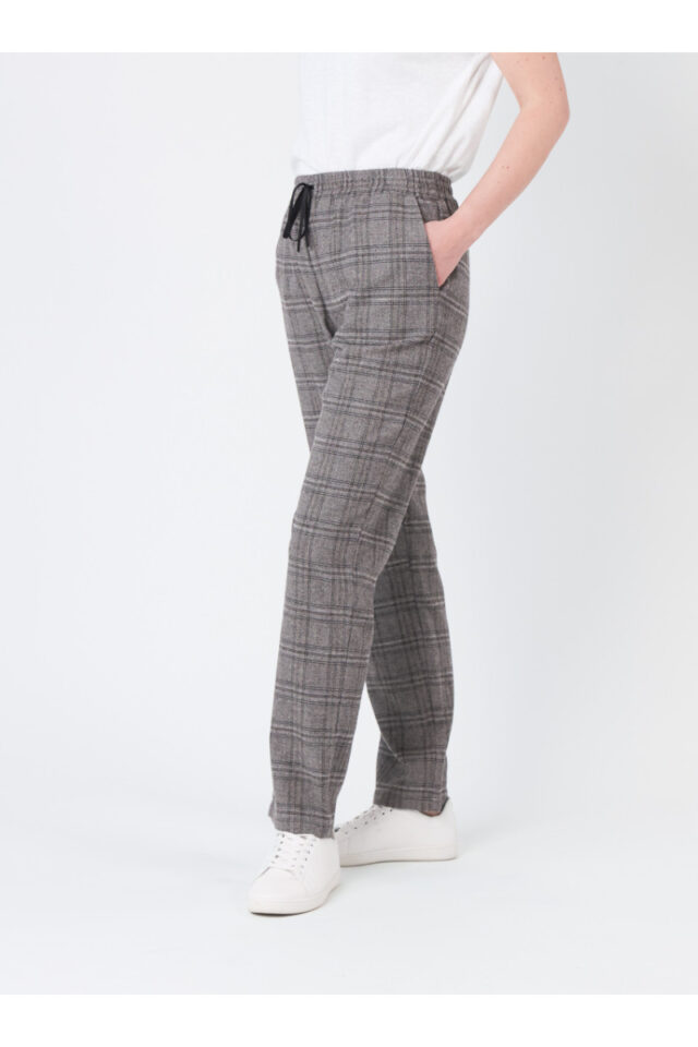 Maison Solfin - Pantalon femme à carreaux Made in France| B.Solfin